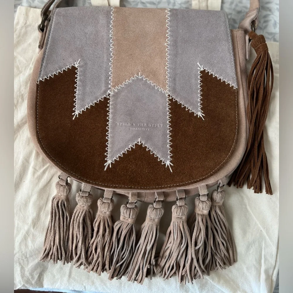 Spell & The Gypsy Collective Zephyr Patchwork Saddle Bag. - Picture 8 of 16